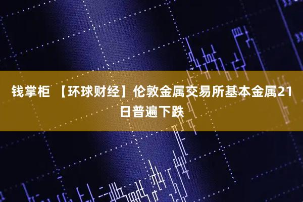 钱掌柜 【环球财经】伦敦金属交易所基本金属21日普遍下跌